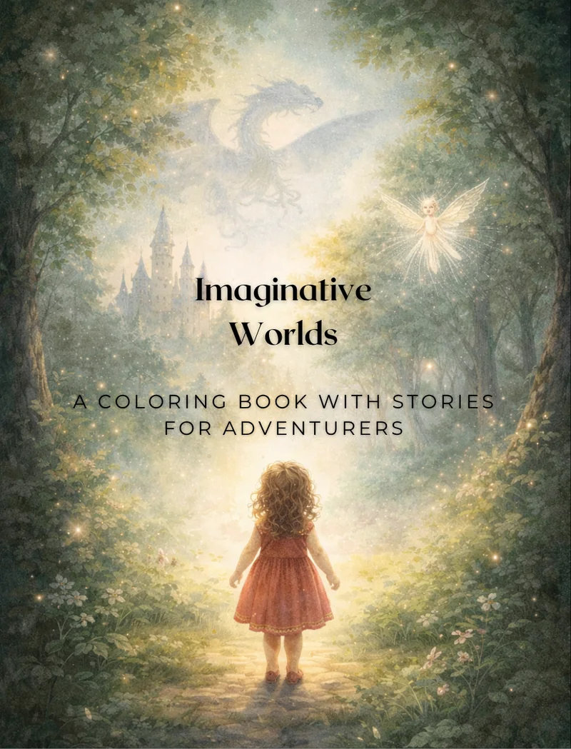 Imaginative Worlds English Edition book cover
