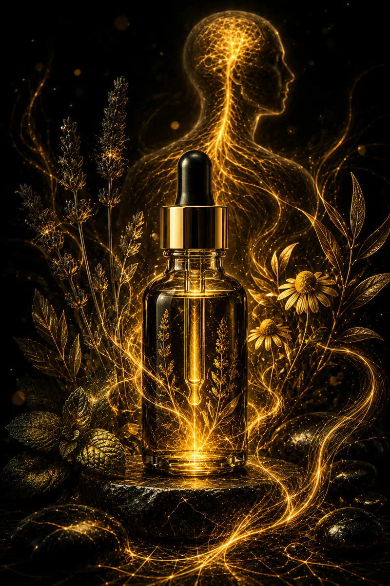 Calm Your Nervous System with Essential Oils free guide cover